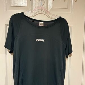 Gymshark Dark Green Performance Top